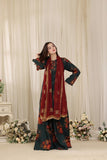 Feathers Threads of Poetry Unstitched Lawn 3Pc Suit Foliage Franchise-FT769