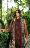 Asifa & Nabeel Meraki Embroidered Viscose Unstitched 3Pc Suit - Forest Calm