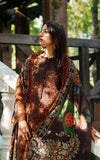 Asifa & Nabeel Meraki Embroidered Viscose Unstitched 3Pc Suit - Forest Calm