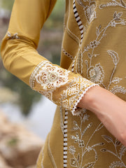 Roheenaz Dahlia Embroidered Lawn Unstitched 3Pc Suit RNZ-02A Forsythia