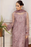 Farasha Luxury Formal Embroidered Net Unstitched 3Pc Suit - Freesia