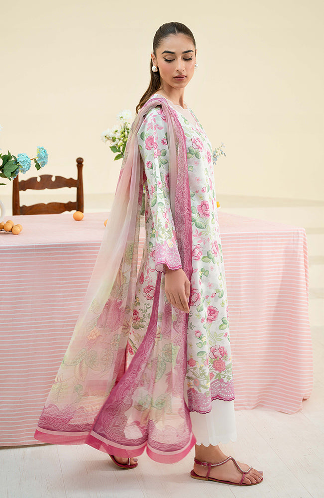 Daffodils by Seran Printed Lawn Unstitched 2Pc Suit D-08 Freya