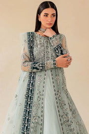 Farasha Luxury Formal Embroidered Net Unstitched 3Pc Suit - Freya