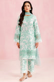 Farasha Summer Essentials Embroidered Lawn Unstitched 3Pc Suit - Frost Petal