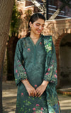 Asifa & Nabeel Meraki Embroidered Viscose Unstitched 3Pc Suit - Frosted Petals