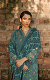 Asifa & Nabeel Meraki Embroidered Viscose Unstitched 3Pc Suit - Frosted Petals