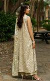Asifa & Nabeel Meraki Embroidered Viscose Unstitched 3Pc Suit - Frozen Dew