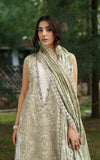 Asifa & Nabeel Meraki Embroidered Viscose Unstitched 3Pc Suit - Frozen Dew