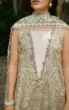Asifa & Nabeel Meraki Embroidered Viscose Unstitched 3Pc Suit - Frozen Dew