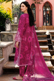Farasha Summer Essentials Embroidered Lawn Unstitched 3Pc Suit - Fuchsia Flare