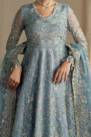 Ayzel Pehli Nazar Embroidered Organza Unstitched 3Pc Suit AZW-25-V1-05 FURSAT