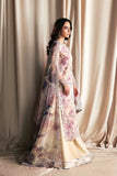 Zarif Siraya Printed Formal Unstitched 3Pc Organza Suit - GAJRA