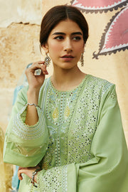 Cross Stitch Premium Embroidered Lawn Unstitched 3Pc Suit D-08 Garden Grace