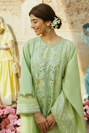 Cross Stitch Premium Embroidered Lawn Unstitched 3Pc Suit D-08 Garden Grace