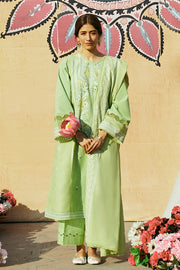 Cross Stitch Premium Embroidered Lawn Unstitched 3Pc Suit D-08 Garden Grace