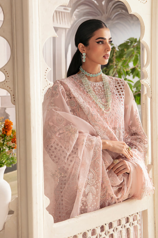 Ayzel Luminara Unstitched Luxury Wedding Formal 3Pc Suit - GAURA
