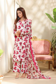 Feathers Premium Printed Lawn Unstitched 3Pc Suit GIANNA-FT113