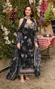 Asifa & Nabeel Gulkari Embroidered Lawn Unstitched 3Pc Suit GKL-02 Meadow Breeze