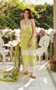 Asifa & Nabeel Gulkari Embroidered Lawn Unstitched 3Pc Suit GKL-03 Lemonade Dream