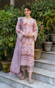 Asifa & Nabeel Gulkari Embroidered Lawn Unstitched 3Pc Suit GKL-09 Blossom Zephyr