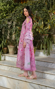 Asifa & Nabeel Gulkari Embroidered Lawn Unstitched 3Pc Suit GKL-10 Dawn Petals