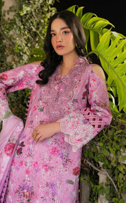 Asifa & Nabeel Gulkari Embroidered Lawn Unstitched 3Pc Suit GKL-10 Dawn Petals