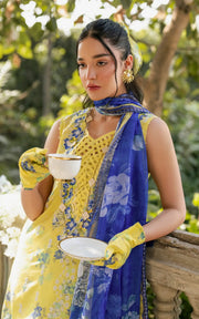 Asifa & Nabeel Gulkari Embroidered Lawn Unstitched 3Pc Suit GKL-15 Sunlit Breeze