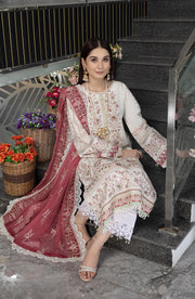 Glare by Razab Hand Made Embroidered Lawn Unstitched 3Pc Suit GLA-006 HM