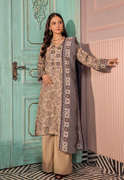 Goldie by Safwa Printed Khaddar Unstitched 3Pc Suit GLD-07