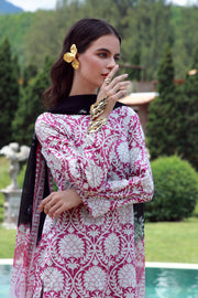 Feathers Premium Printed Lawn Unstitched 3Pc Suit GLOVIX-FT538