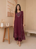 Viana by Sanam Saeed Embroidered Karandi Unstitched 3Pc Suit - GRACE