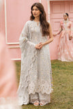 Cross Stitch Premium Embroidered Lawn Unstitched 3Pc Suit - GRAY FROST