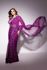 Best of Mushq Embroidered Chiffon Unstitched 3Pc Suit BOM-09 Gulaab