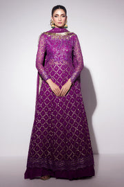 Best of Mushq Embroidered Chiffon Unstitched 3Pc Suit BOM-09 Gulaab