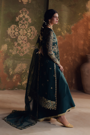 Zarposh Jahanara Festive Embroidered Organza Unstitched 3Pc Suit - GULEEN