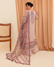 Xenia Formals Unstitched Luxury Embroidered Chiffon 3Pc Suit - GULFISHA