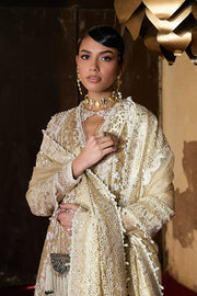 Freeshia by Suffuse Embroidered Tissue Silk Unstitched 3Pc Suit - GULRAIZ