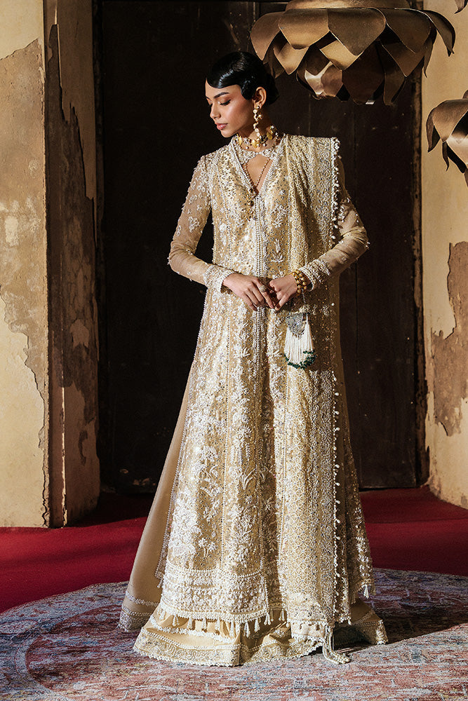Freeshia by Suffuse Embroidered Tissue Silk Unstitched 3Pc Suit - GULRAIZ