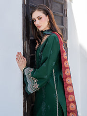 Dareen by IZEL Embroidered Luxury Lawn Unstitched 3Pc Suit - Gulrukh