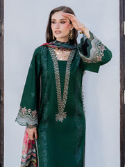 Dareen by IZEL Embroidered Luxury Lawn Unstitched 3Pc Suit - Gulrukh