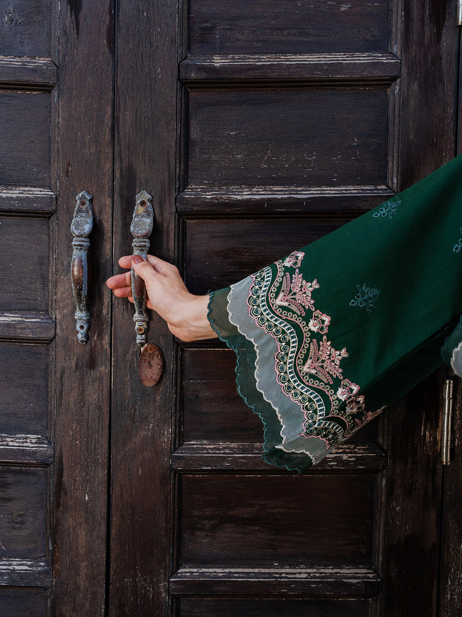 Dareen by IZEL Embroidered Luxury Lawn Unstitched 3Pc Suit - Gulrukh