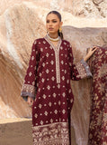 Zainab Chottani Embroidered Herringbone Unstitched 3Pc Suit D-07 Guzel