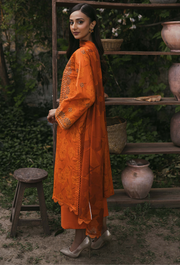 Gardenia Printkari by Humdum Embroidered Lawn Unstitched 3Pc Suit D-02