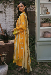 Gardenia Printkari by Humdum Embroidered Lawn Unstitched 3Pc Suit D-05