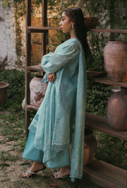 Gardenia Printkari by Humdum Embroidered Lawn Unstitched 3Pc Suit D-07