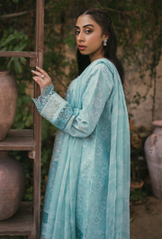 Gardenia Printkari by Humdum Embroidered Lawn Unstitched 3Pc Suit D-07