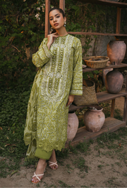 Gardenia Printkari by Humdum Embroidered Lawn Unstitched 3Pc Suit D-09