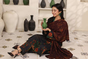 Feathers The Frost Digital Printed Dhanak Unstitched 3Pc Suit Genda Glow-FT793