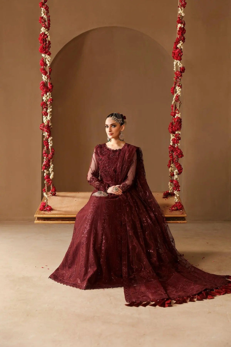 AF-HM-4022-Gulab Embroidered Chiffon