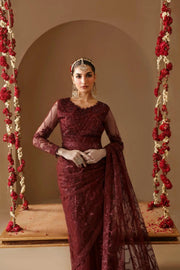 AF-HM-4022-Gulab Embroidered Chiffon
